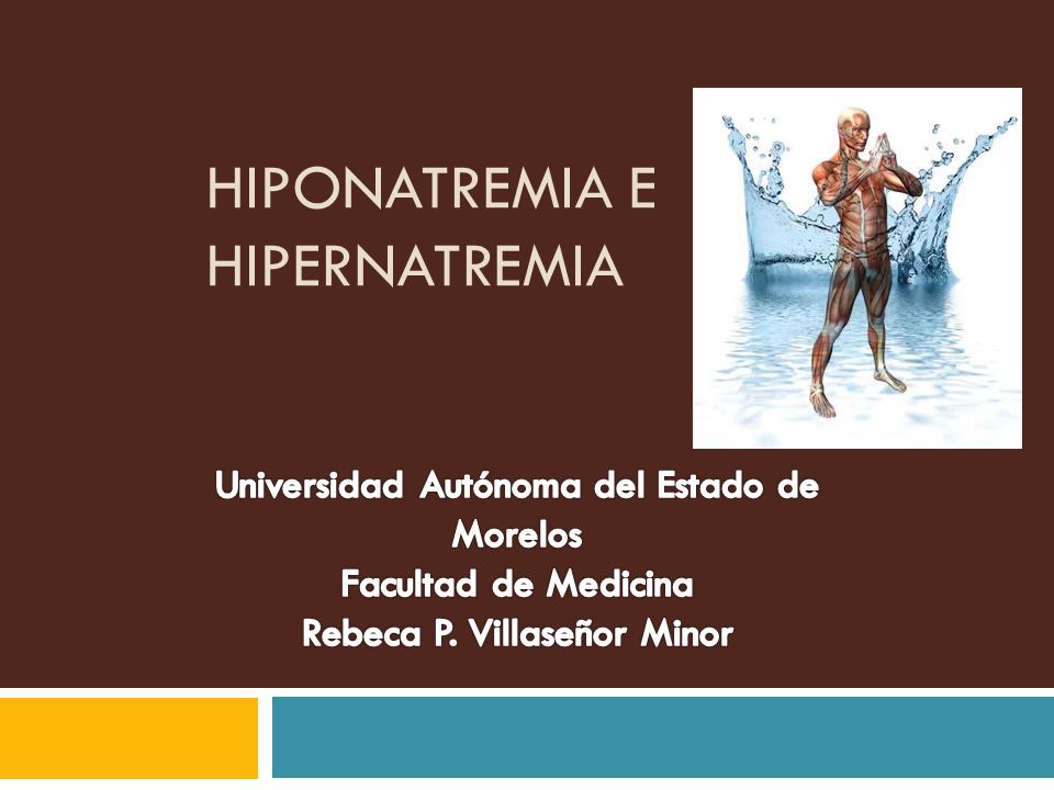 Causas de hipertensión con hiponatremia